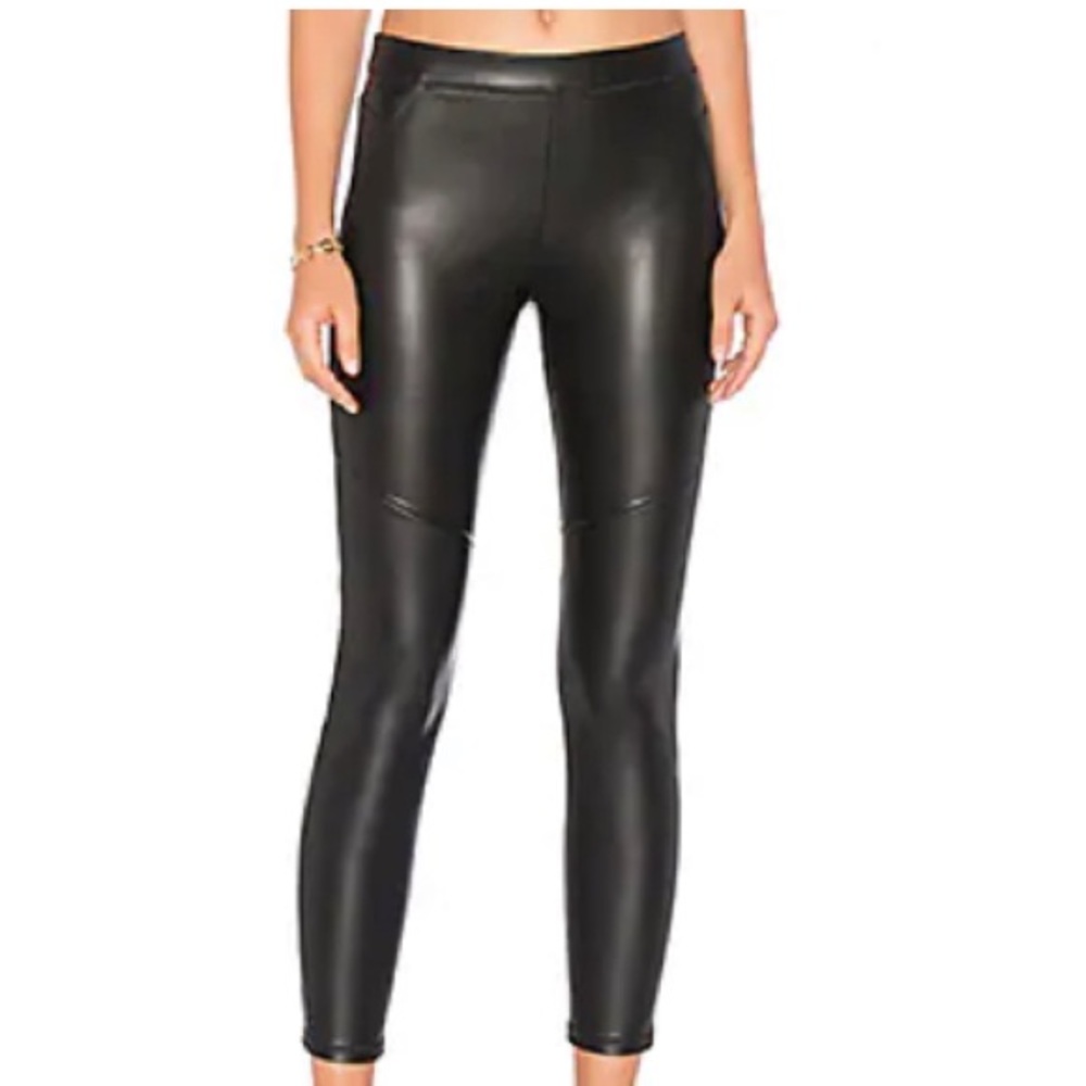 Free People Faux Leather Leggings Skinny Size 25